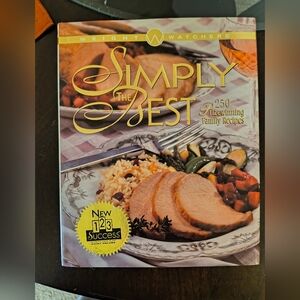 Weight Watchers Simply The Best Cookbook PB 250 Recipes 1997